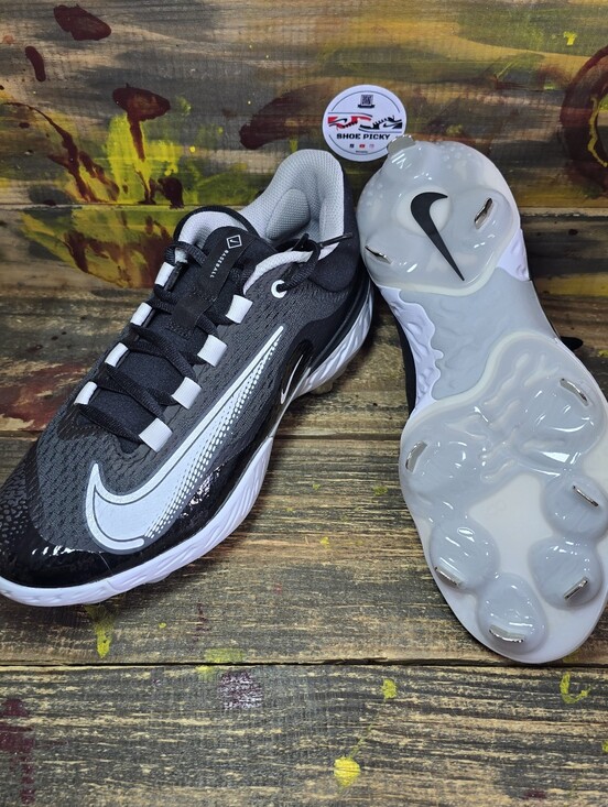 ⚾️ New - Nike Alpha Huarache Elite 4 Baseball Cleats Black DJ6521-011 - Men 8.5 main image 8